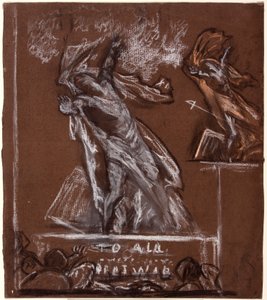 Figure Study for a War Memorial, c. 1920 by Christopher Williams