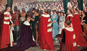 The Investiture of the Prince of Wales by Christopher Williams