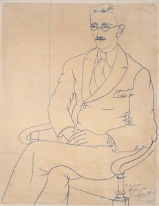 Portrait of Gerald Reitlinger, 1926 by Christopher Wood