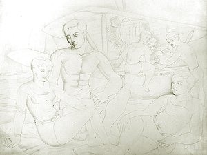 The Bathers by Christopher Wood