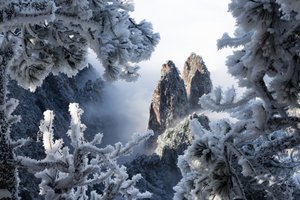 Majestic Winter Peaks
