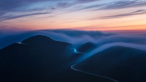 Winding Mountain Twilight