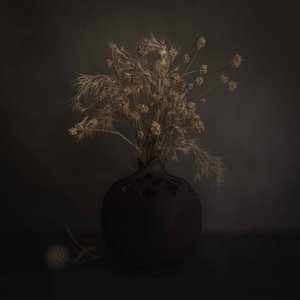 Dark Botanical Arrangement by Cicek Kiral