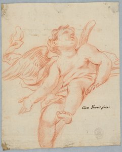 A Seated Angel by Ciro Ferri