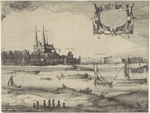 Profile of Deventer (Plate IV) by Claes Jansz. Visscher (II) (possibly)