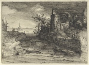 Landscape with Sloops