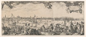 Profile of Amsterdam, Seen from the IJ (Right Part)