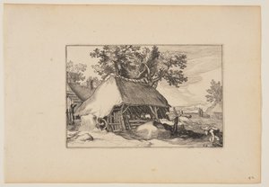 A Barn, from Landscapes (Verscheyden aerdige Lanthuysen...)