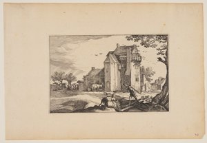 Farmhouse with Dovecotes, from Landscapes