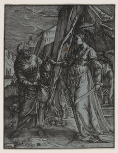 Judith with the Head of Holofernes by Claes Jansz. Visscher