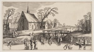 Winter Landscape, from Landscapes (Pleasant Landscapes)