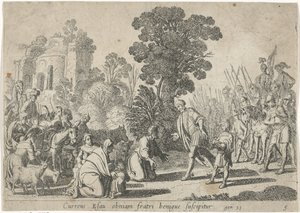 Reconciliation of Jacob and Esau (History of Jacob) by Claes Moeyaert