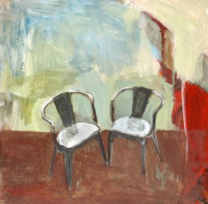 Empty Abstract Chairs