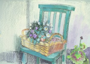 Campanulas and Daisies