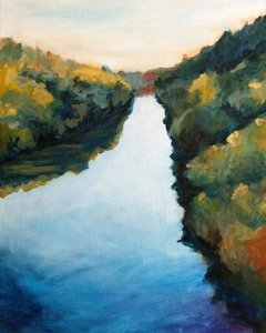 Serene Autumn River