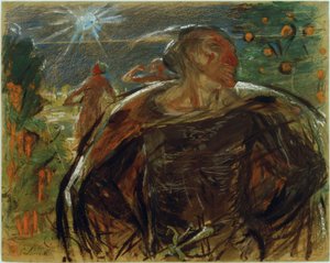 Don Juan and Leporello Await Donna Anna by Clara Siewert
