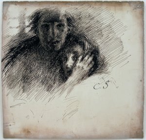 Mother Protecting Her Child by Clara Siewert