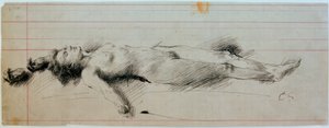 Sketch of the Dead Witch I by Clara Siewert