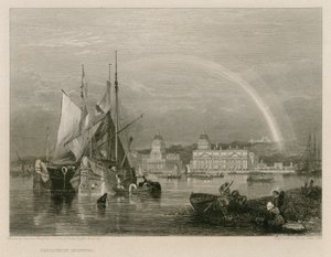Greenwich Hospital, London by Clarkson Frederick Stanfield