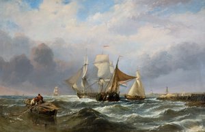 Vessels off the Dutch Coast by Clarkson Stanfield