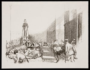 In Hospital in England, 1917 by Claude Allin Shepperson