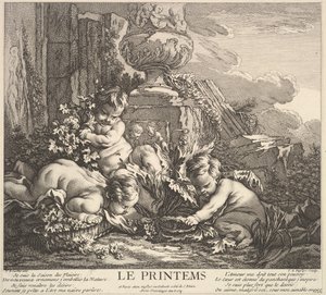 Spring by Claude Augustin Duflos