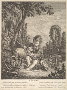 The Shepherd by Claude Augustin Duflos