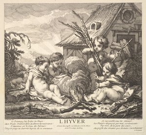 Winter by Claude Augustin Duflos