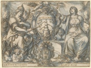 Imperfectorum Academia (Academy of the Imperfects) by Claude Deruet