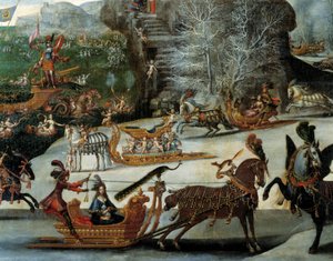 The Sleigh Details the Four Elements: Water by Claude Deruet