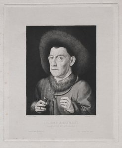 Man with a Pink by Claude Ferdinand Gaillard