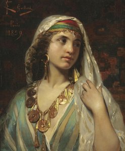 Odalisque by Claude Ferdinand Gaillard