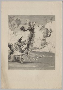 St. George and the Dragon (3) by Claude Ferdinand Gaillard