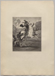 St. George and the Dragon (4) by Claude Ferdinand Gaillard