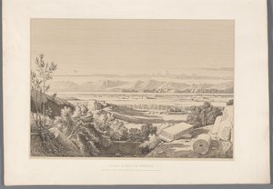 Landscape with View of the Ruins of Corinth by Claude Félix Théodore Caruelle d