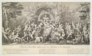 Festival of the God Pan, Celebrated by Sylvans and Nymphs