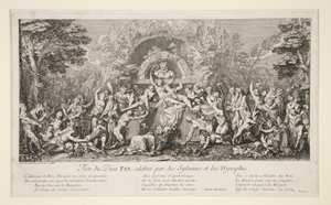 Festival of the God Pan by Claude Gillot