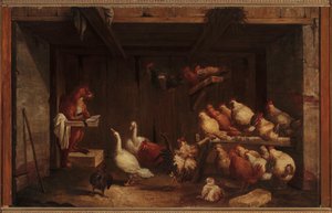 The Sermon of the Fox to the Birds by Claude Gillot