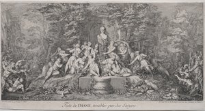 The Four Festivals by Claude Gillot