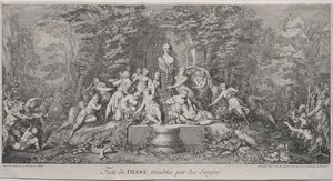 The Four Festivals: Festival of Diana by Claude Gillot