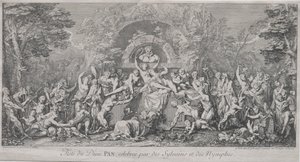 The Four Festivals: Festival of the God Pan by Claude Gillot