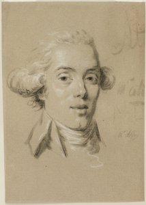 Portrait of a Young Man by Claude Jean Baptiste Hoin