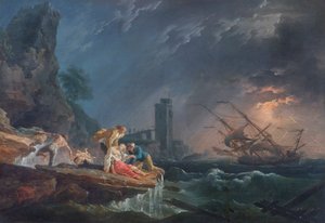 A Shipwreck by Claude Joseph (after) Vernet