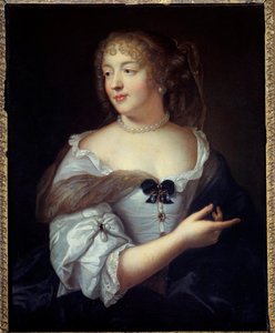Portrait of the woman of letters Marie de Rabutin Chantal, Marquise de Sevigne (1626-1696) by Claude Lefebvre