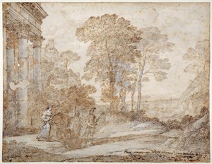 The Meeting between Venus and Aeneas by Claude Lorrain
