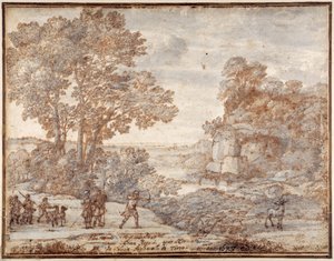 Ascanius Shooting the Stag of Sylvia by Claude Lorrain