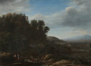 Italian Landscape by Claude Lorrain (1600 82)