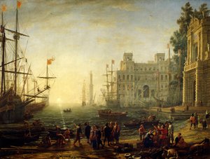 Seaport with Villa Medici