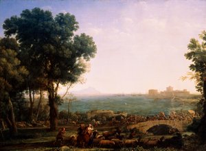 Battle on the Bridge, Battle between Emperors Maxentius and Constantine by Claude Lorrain