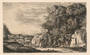Flight into Egypt by Claude Lorrain